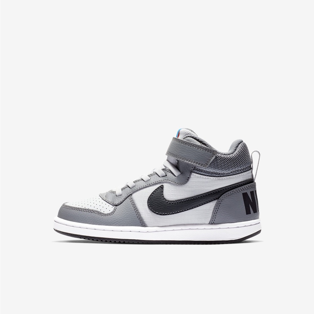 Nike Kids' Gray and Black High-Top Sneakers